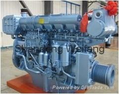 Weichai WHM6160 Marine diesel engine,diesel engine, Marine engine,maine motors inboard motor propellers supplier